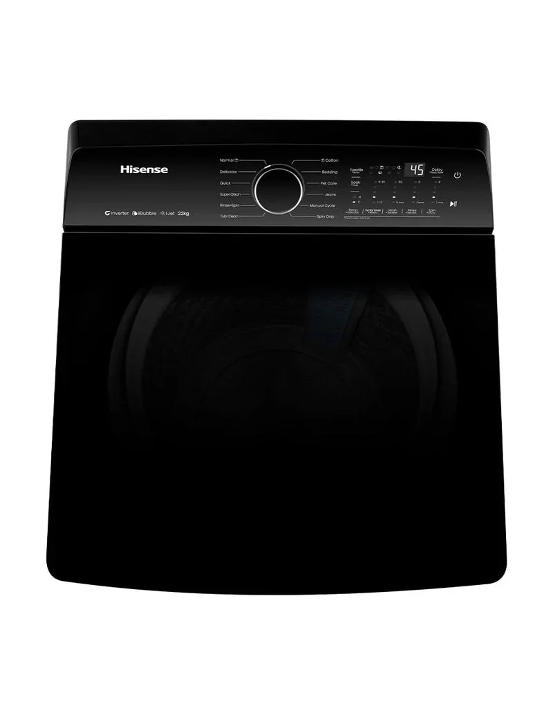 Lavadora Automática Carga Superior 20kg Negro Smart Fuzzy Hisense WT5I2023DB - Image 6
