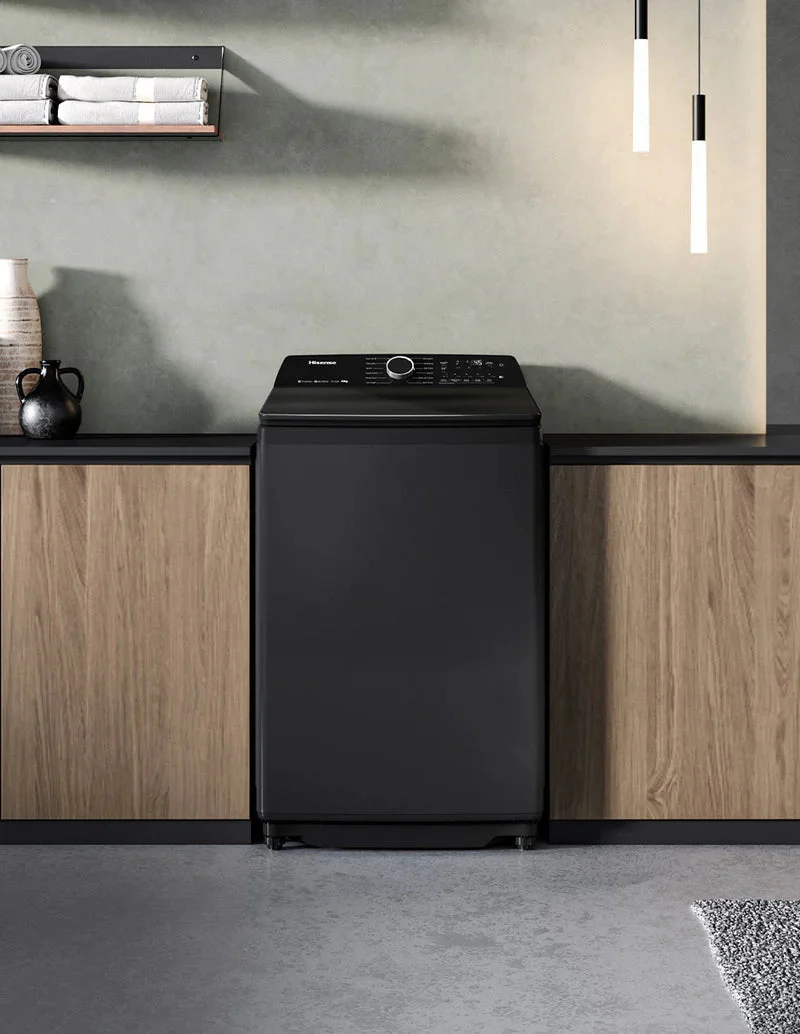 Lavadora Automática Carga Superior 20kg Negro Smart Fuzzy Hisense WT5I2023DB - Image 9