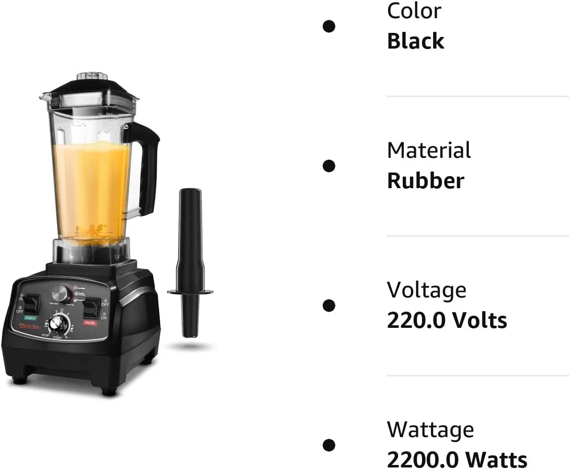 Licuadora Comercial Eléctrica de 2.0L ROHS-110V - Image 6
