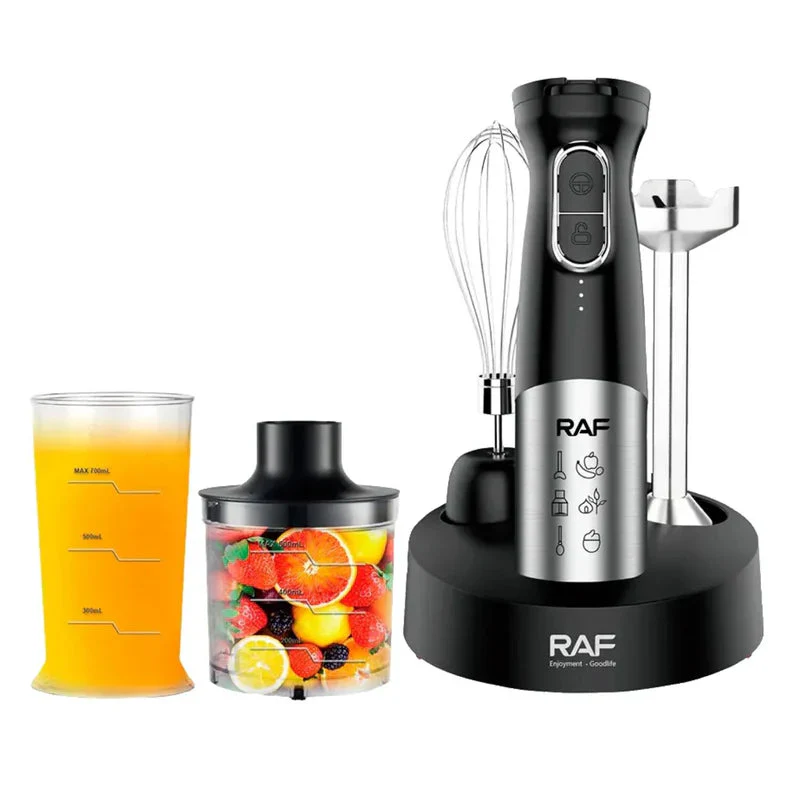 Licuadora Inalámbrica De Mano Mixer 4 En 1 200W Con Vaso 700Ml Y Cuchillas De Acero Inoxidable 110V/60 Hz. Blender R.3002 USB - Image 2