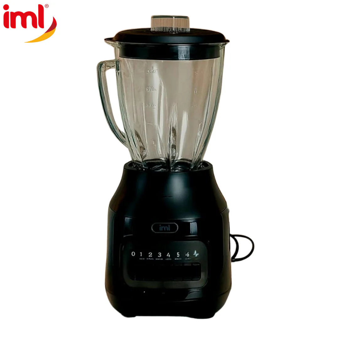 Licuadora Jarra de Vidrio 1.25L 6 Velocidades 600W IML LI-A6