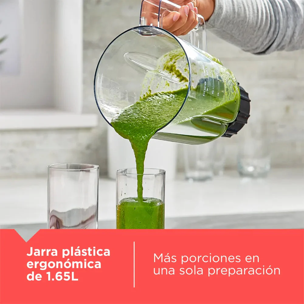 Licuadora Jarra Plástica 1.65LT 700W 8 Velocidades Magenta Black and Decker BL0877-1PDLA - Image 6