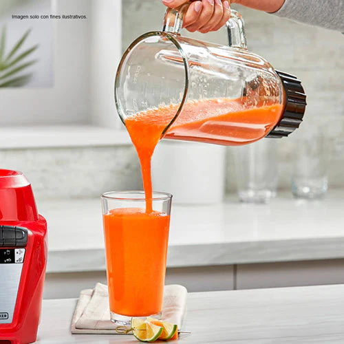 Licuadora Jarra Vidrio 1.25L Ice Crush 8 Velocidades Rojo 700W Black and Decker BL0876-1RDLA - Image 4