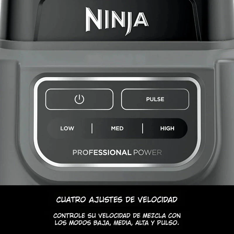 Licuadora Ninja Classic. Batidora BE200 De 1000 W. Baja, Media, Alta Velocidad, Jarra De 72 Onzas, Cuchillas De Trituración Total. NJS-01-BE200 - Image 3