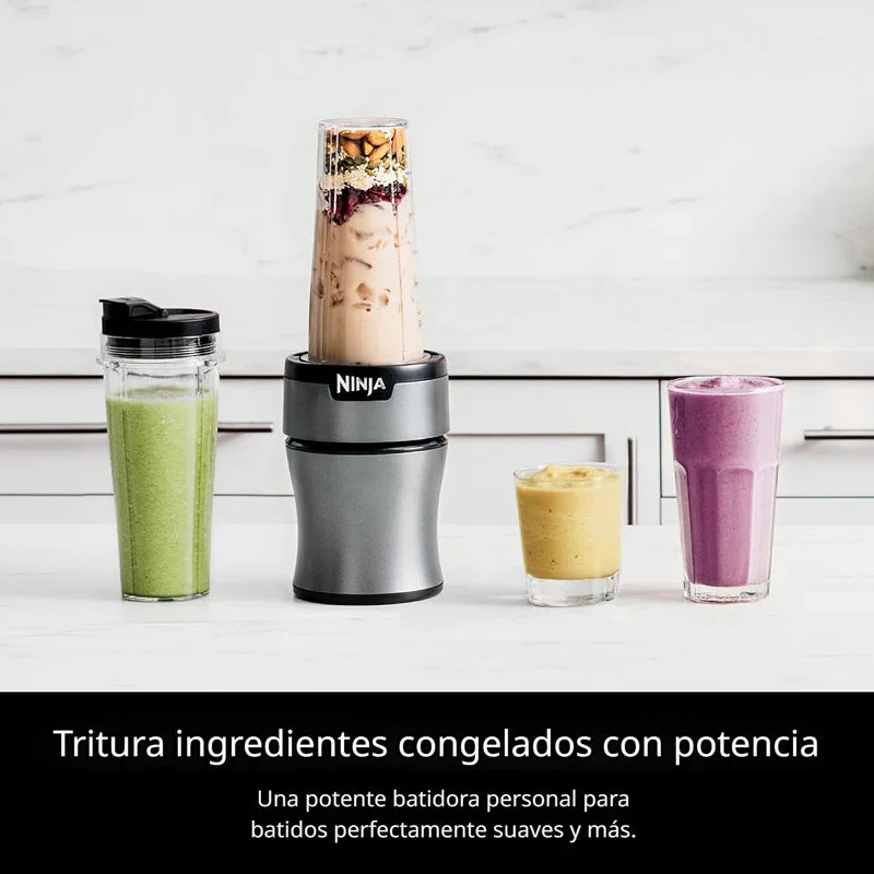 Licuadora Personal Ninja Nutri Blender BN300. Extractor De Nutrientes De 700 W Y Tecnología Pulse. - Image 2