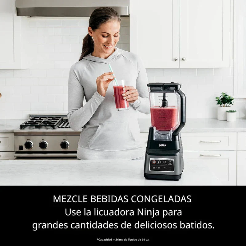 Licuadora Profesional Ninja Plus Auto-Iq. Batidora BN701 De 1400 W. Baja, Media, Alta Velocidad, Jarra XL, Cuchillas De Trituración Total. BN701 - Image 2