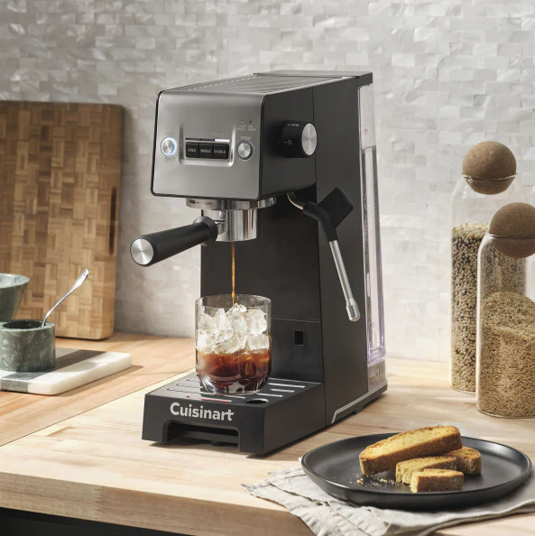 Cafetera de Café Espresso Bar Slim 15 Bares 1.5L Cuisinart EM-160 Coffee. Expresso. - Image 2