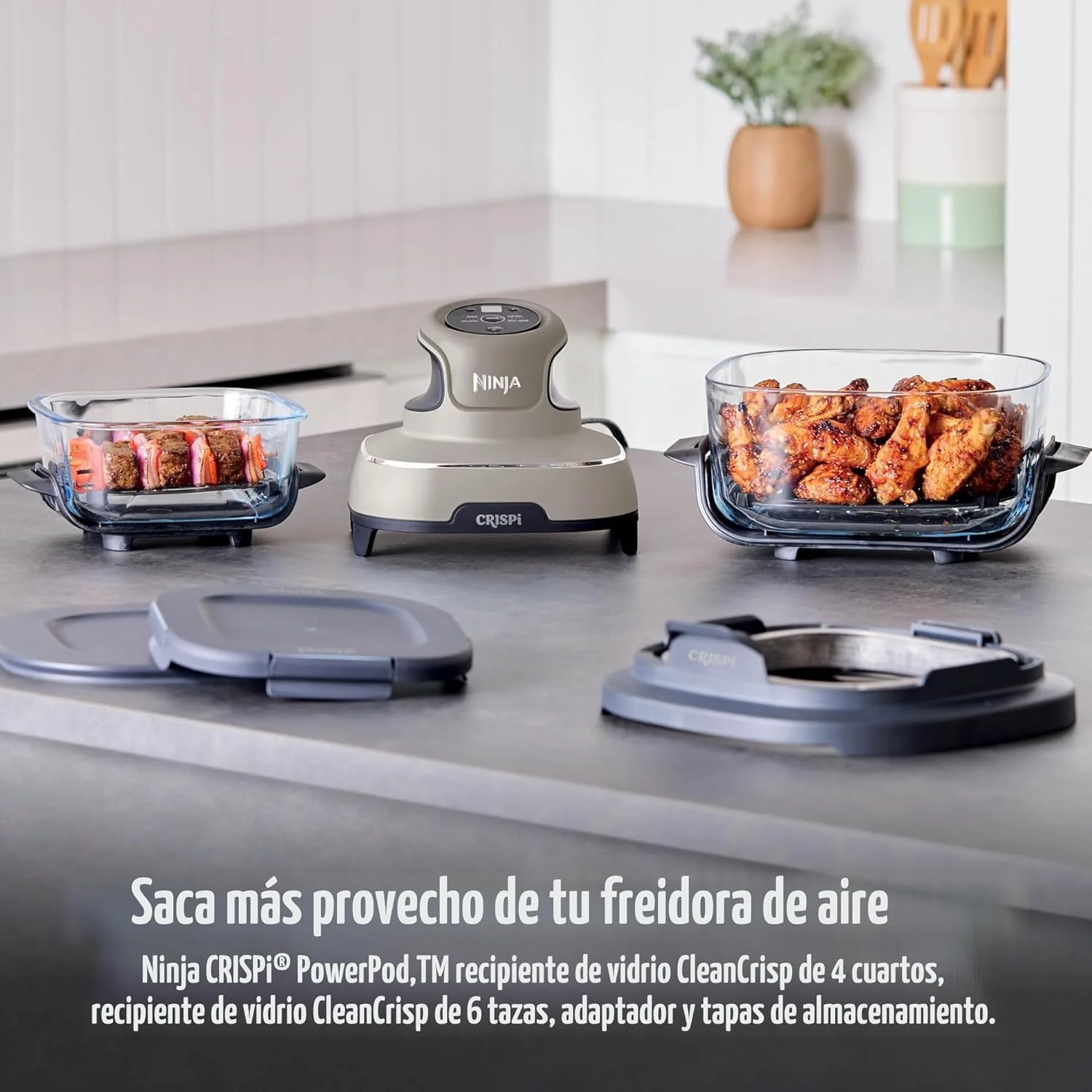 Freidora de Aire Crispi Pro 4 en 1 Portátil Ninja Stone FN101ST - Image 18