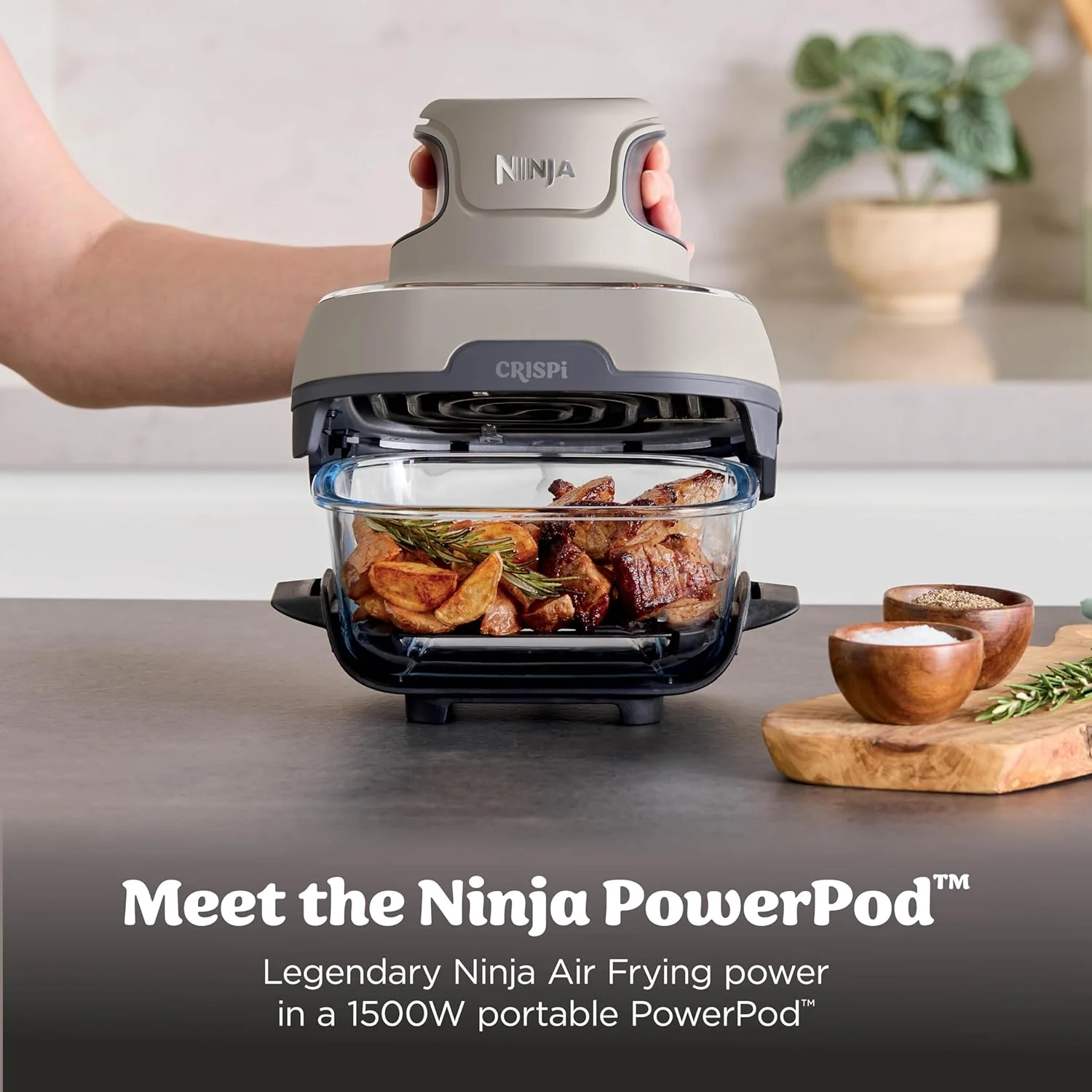 Freidora de Aire Crispi Pro 4 en 1 Portátil Ninja Stone FN101ST - Image 2