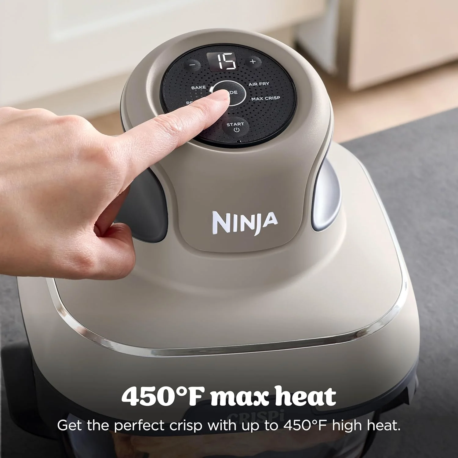 Freidora de Aire Crispi Pro 4 en 1 Portátil Ninja Stone FN101ST - Image 9