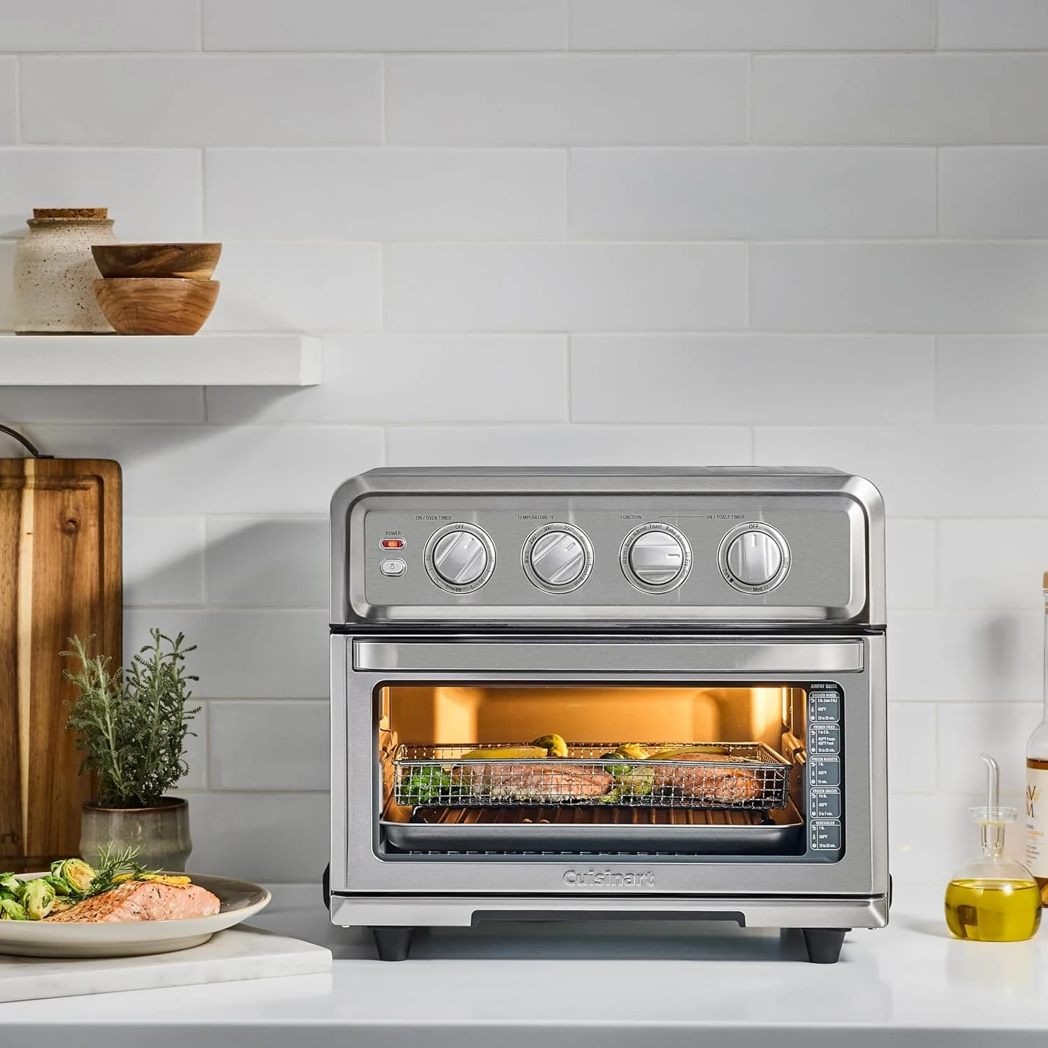 Horno Tostador con Freidora de Aire 8 en 1 1800W 70L Cuisinart TOA-70NAS - Image 2