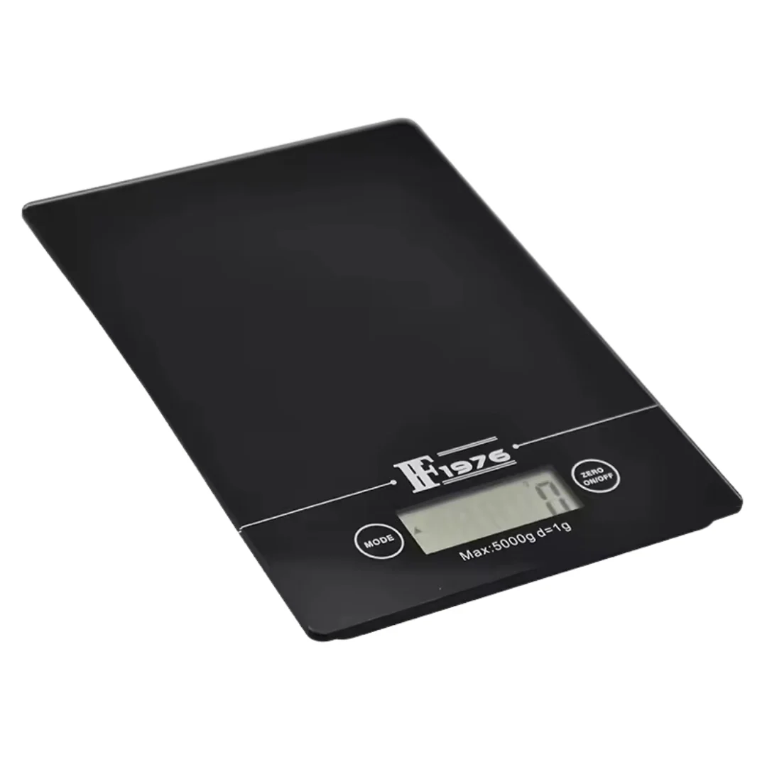 Balanza Digital de Vidrio Templado de 5kg (ml, oz, g, lb) 14192-2014B F1976 Báscula. Pesa.