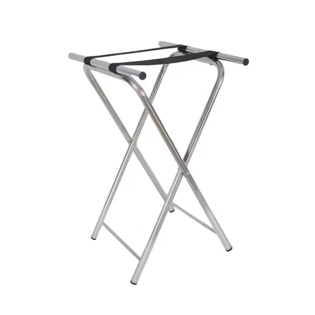 Soporte para Bandejas Plegable en Acero Inoxidable 52x41x80cm 350101 Burro.