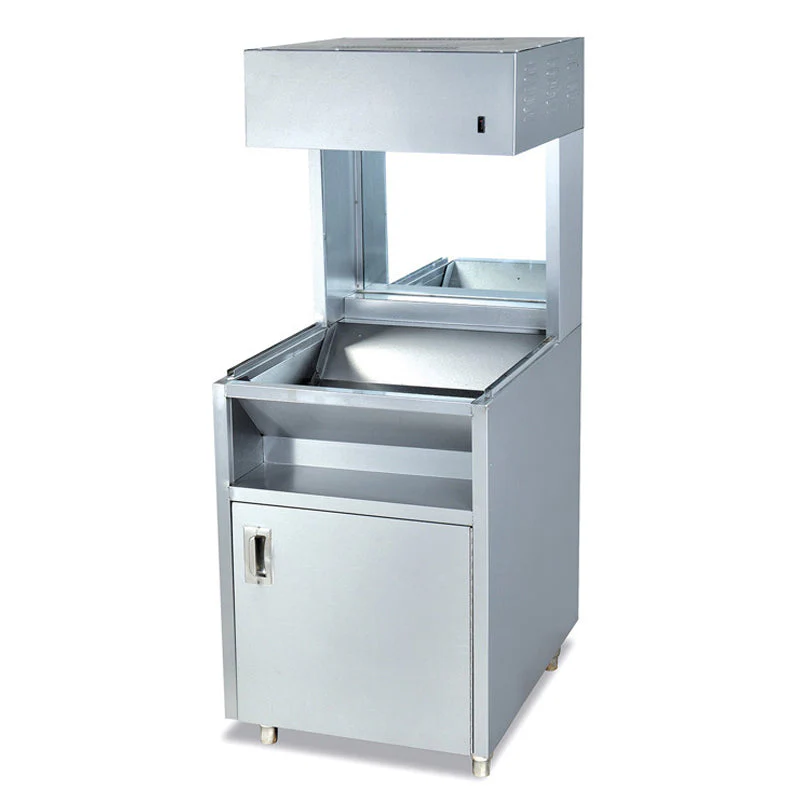 Calentador de Papas Fritas con 1 Gavetero en Acero Inoxidable 60x70x150cm HCW-9