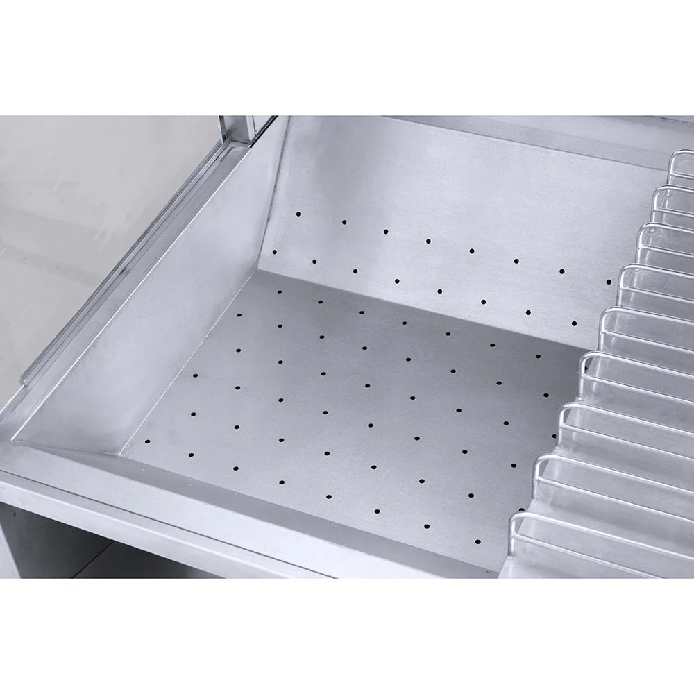 Calentador de Papas Fritas con 2 Gaveteros en Acero Inoxidable 100x70x158cm HCW-833 - Image 2