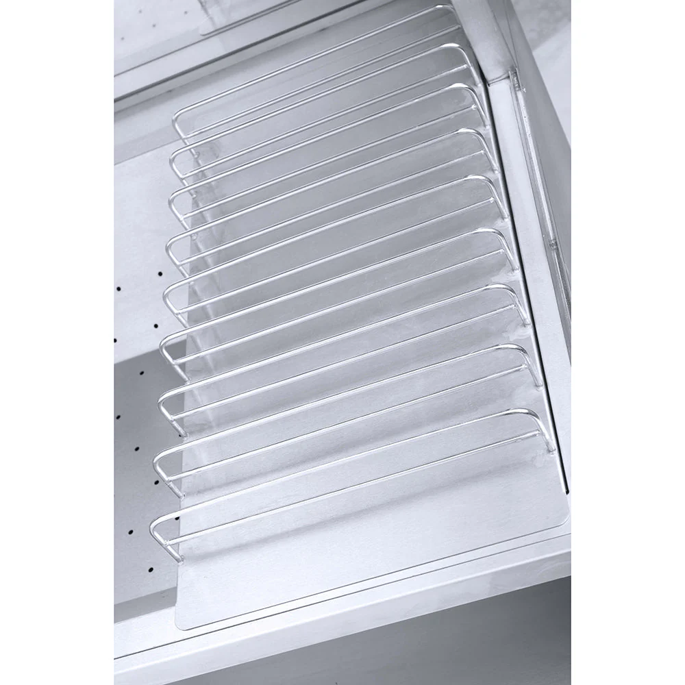 Calentador de Papas Fritas con 2 Gaveteros en Acero Inoxidable 100x70x158cm HCW-833 - Image 3