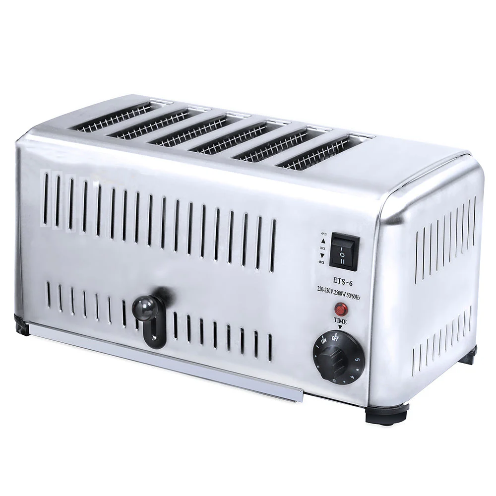 Tostadora de Pan 6 Rebanadas Eléctrica 110V/60Hz HET-6 - Image 5