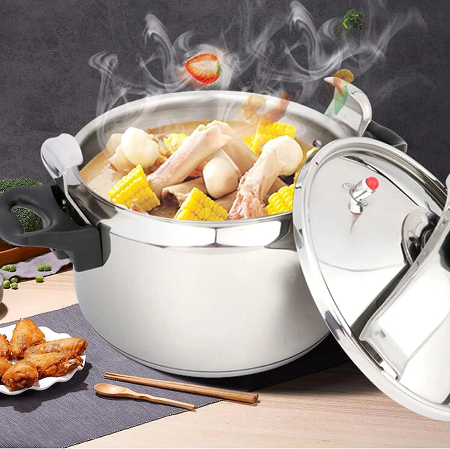 Olla de Presión de Acero Inoxidable 25 Litros para Uso Comercial JY-25L - Image 2