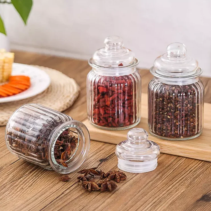 Envases con Tapa de Vidrio para Almacenar 2 Tamaños Disponibles Frasco. - Image 3