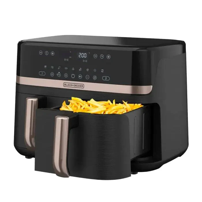 Freidora de Aire Doble Cesta 9L Purifry 9 Funciones en 1 Black and Decker AFBD92-1BDLA - Image 2