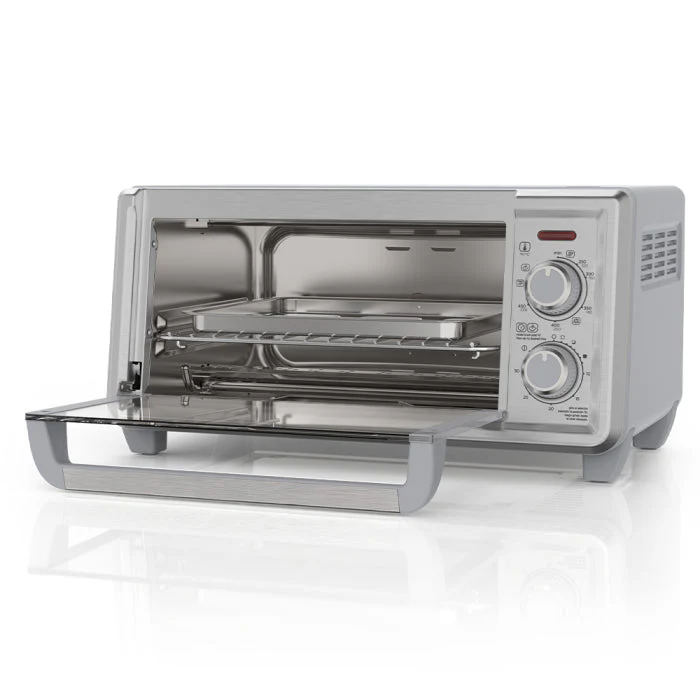Horno Tostador Freidora de Aiere 1150W Capacidad para 4 Rebanadas Black and Decker TO4120-1SDLA Tostahorno. - Image 4