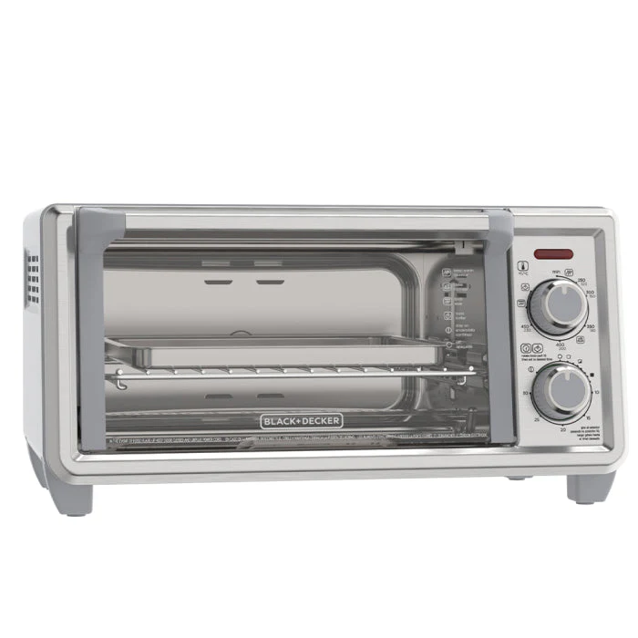 Horno Tostador Freidora de Aiere 1150W Capacidad para 4 Rebanadas Black and Decker TO4120-1SDLA Tostahorno. - Image 6