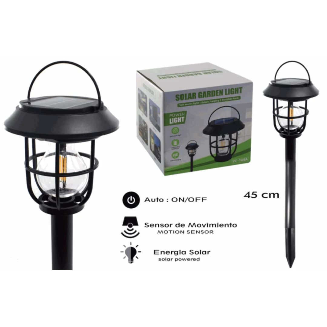 Lámpara Solar LED para Jardín 45cm 88373 - Image 8