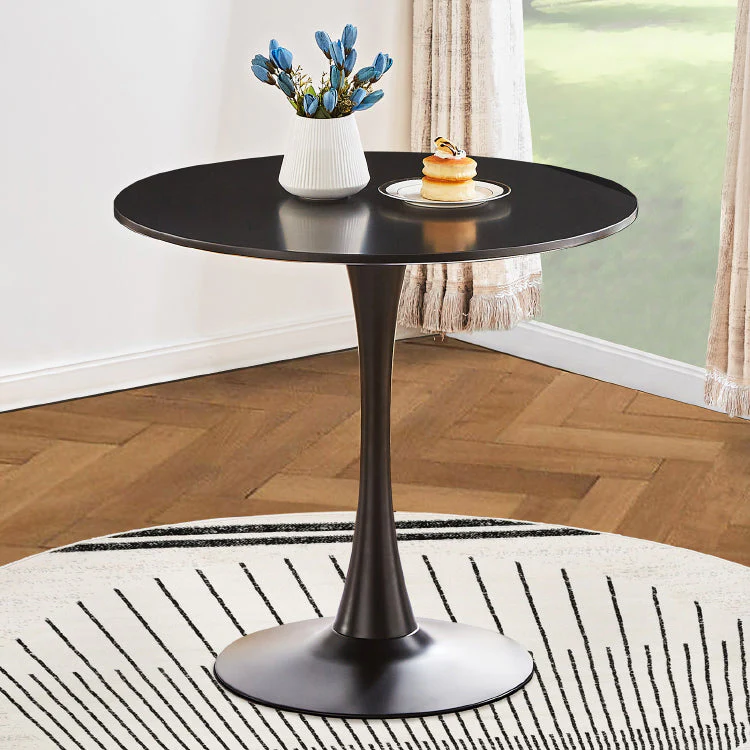 Mesa Redondo Negro 70x70cm NVS2540209 - Image 3