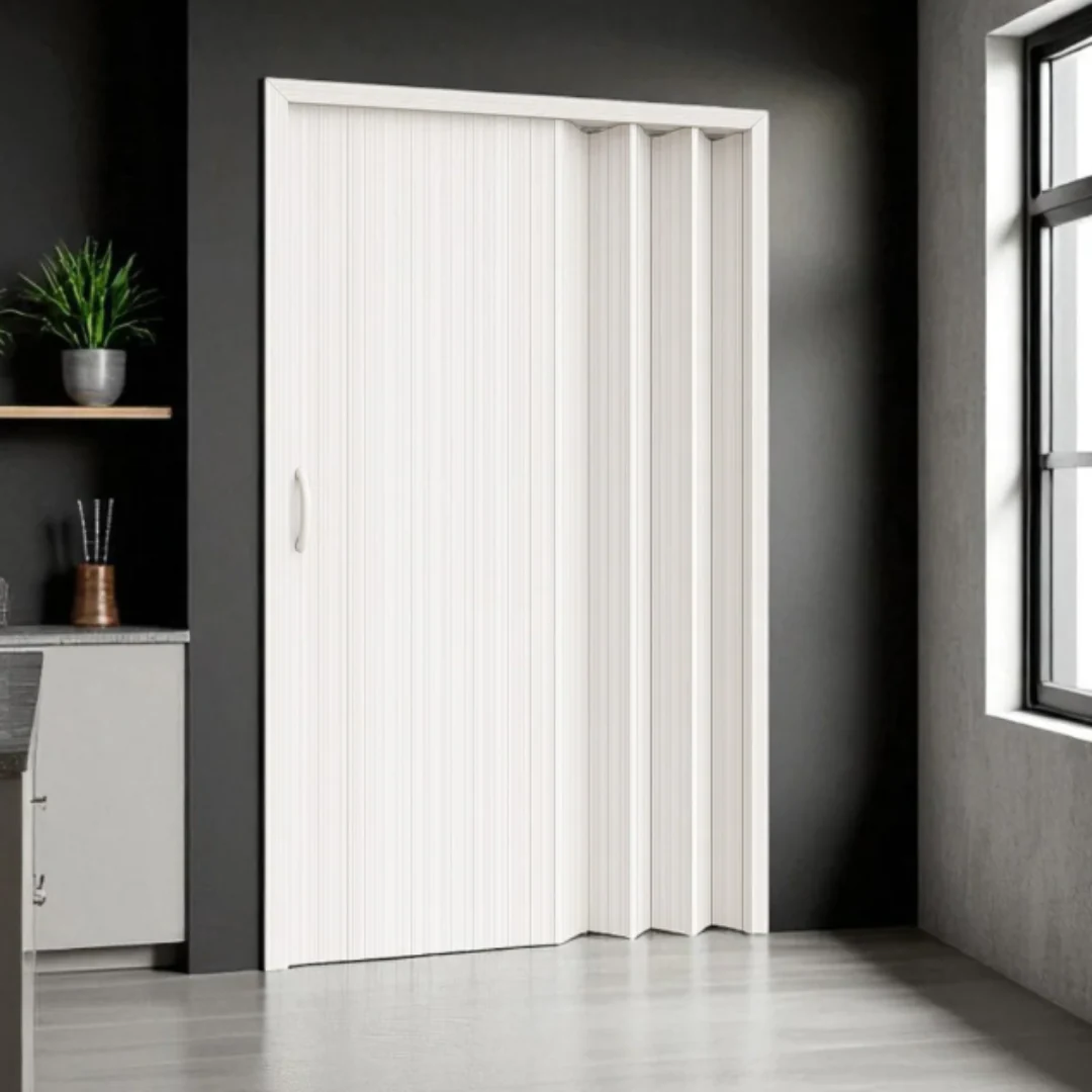 Puerta de PVC Plegable Acordeon White Rose 91x203cm 143-92-2004