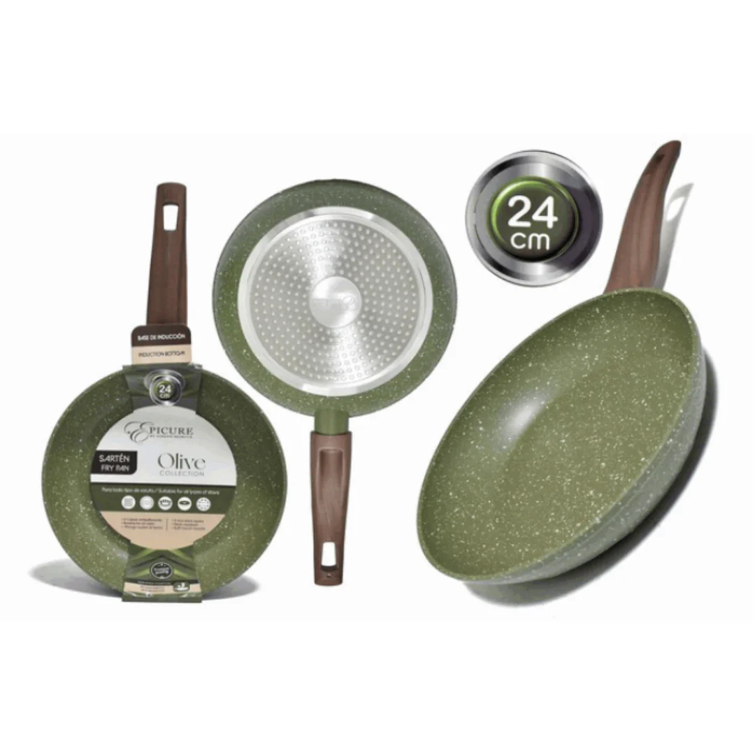 Sartén de Aluminio 24cm Olive EP-FP-062
