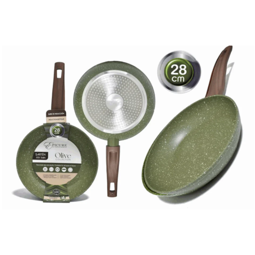 Sartén de Aluminio 28cm Olive EP-FP-064