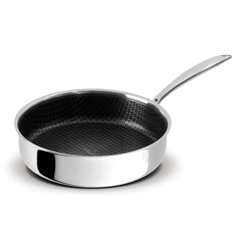 Sartén Hondo de Acero Inoxidable con Tapa de Vidrio 24cm Berlinger Haus - Image 13