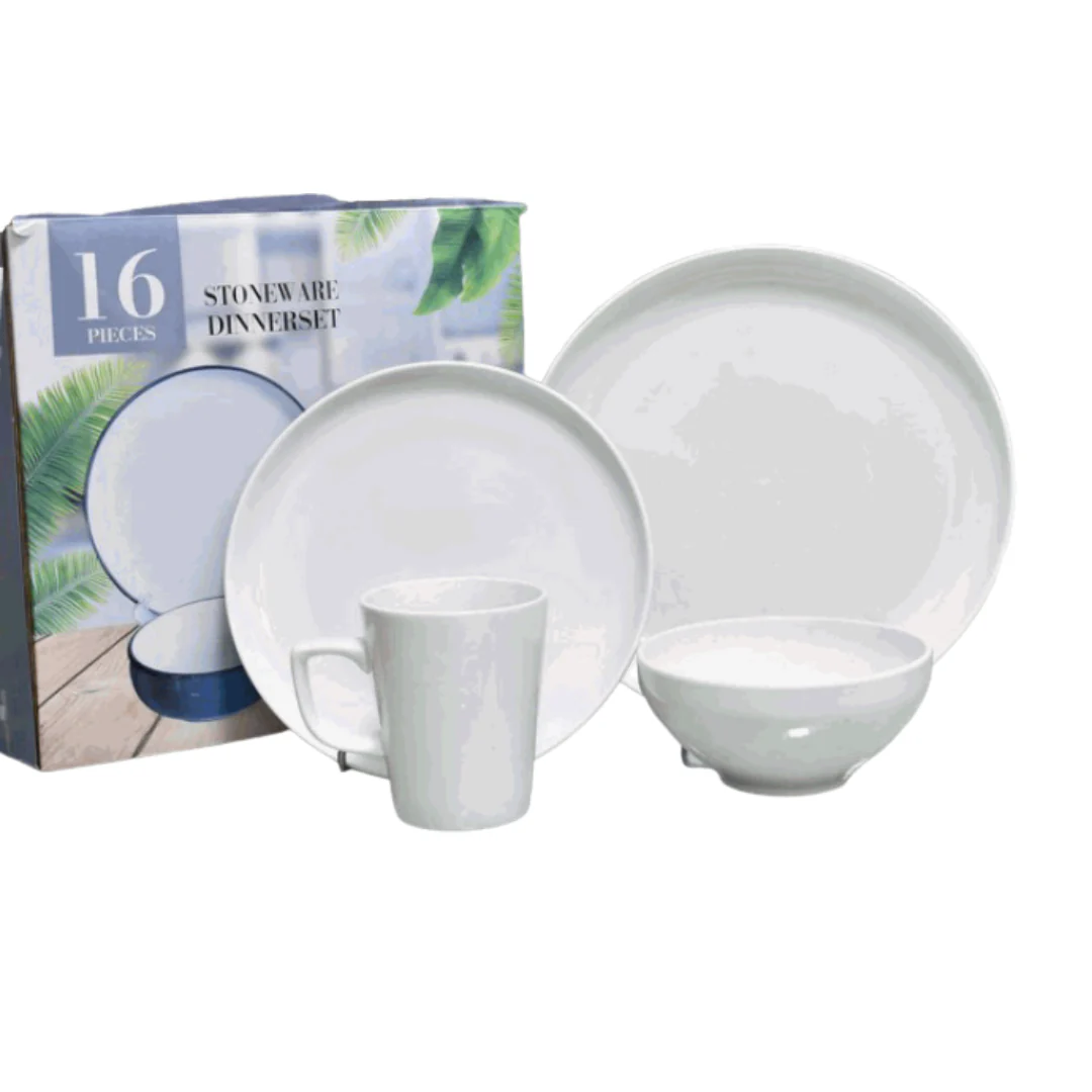 Set de 16 Vajillas de Porcelana ST-5614