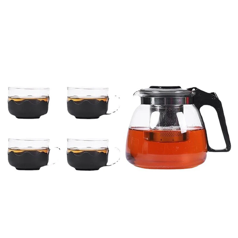 Tetera para Té + 4 Tazas de Vidrio 86998 - Image 4