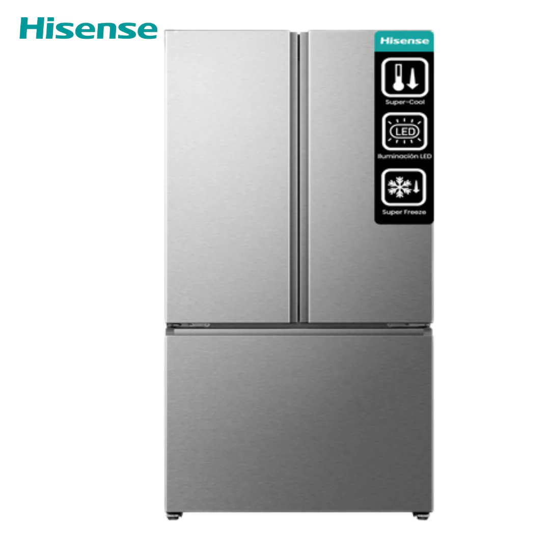 Refrigeradora French Door 22.1p3 No Frost Inverter Ice Maker Hisense RF220SI5A
