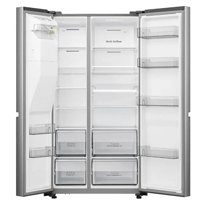 Refrigeradora Side by Side 22.9p3 con Dispensador de Agua y Hielo Inverter Hisense RS223SV5A - Image 5