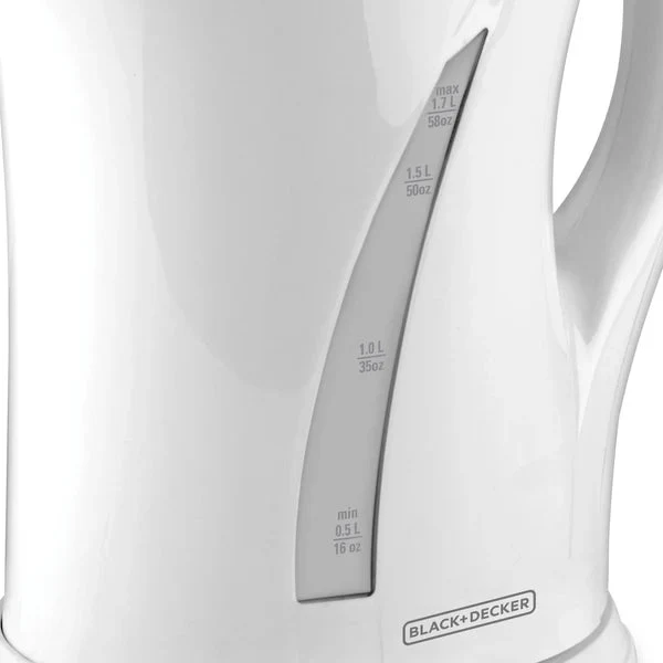 Hervidor Tetera de Agua Eléctrico 1.7L 1500W Black and Decker JKCBD-7876W - Image 4
