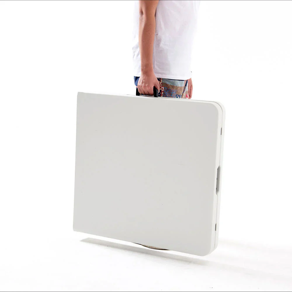 Mesa Plástica Plegable De 6 Pies X 2 Pies (HDPE) Con Marco De Acero Revestido. Medidas 180 Cm X 74 94-NZK-180S-5 - Image 4