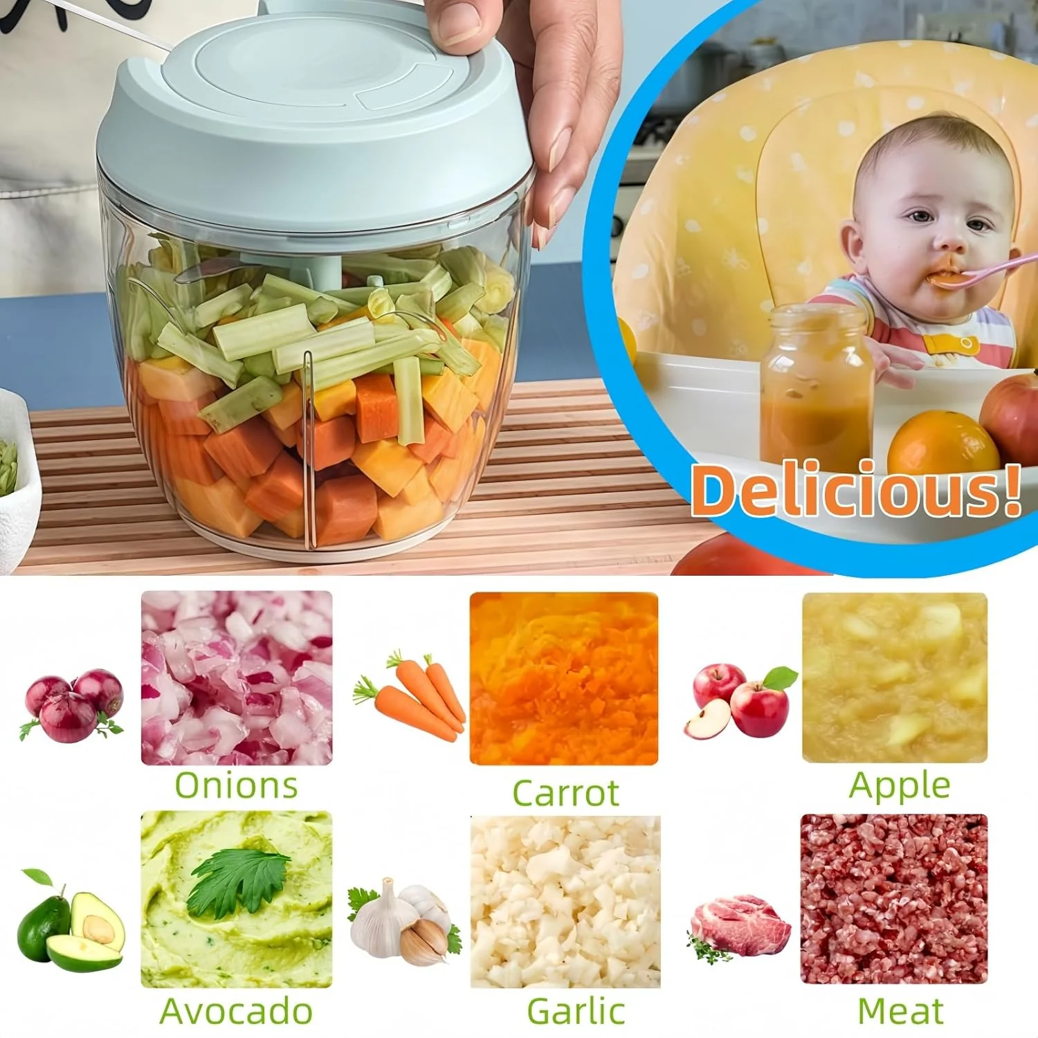 Mini Procesador de Alimentos Pica Todo 89671 Triturador. - Image 2