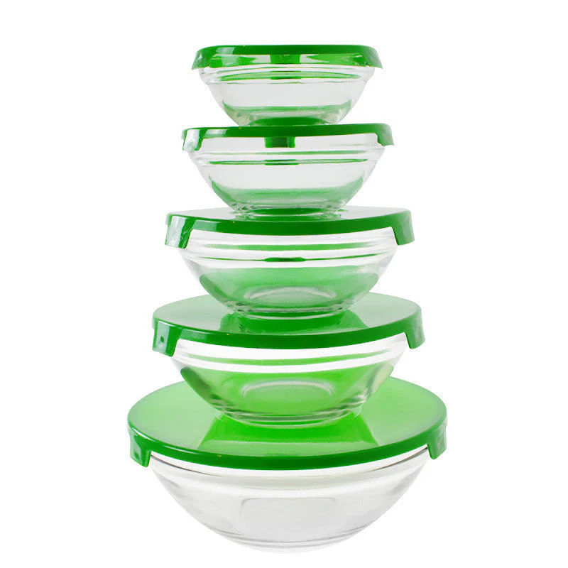 Set 5 Envases de Vidrio con Tapa Lotus 164-1004