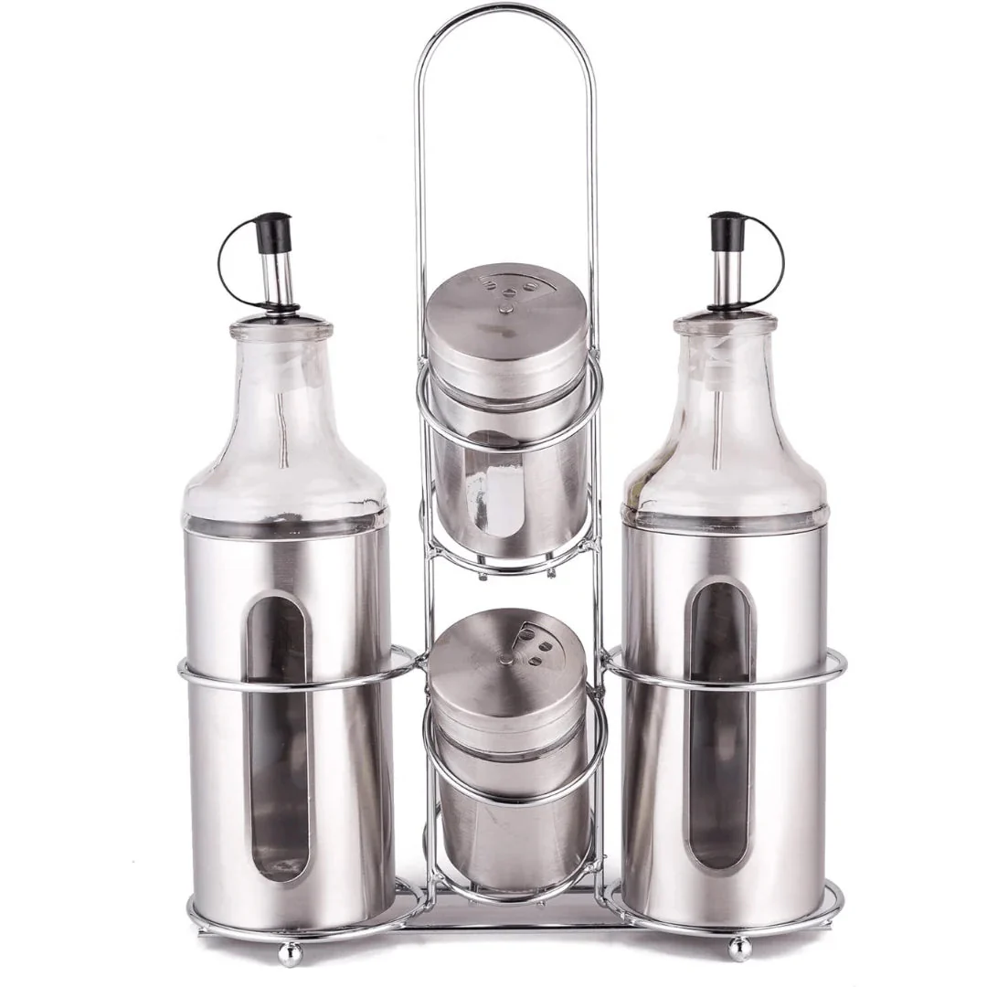 Set de 5 Piezas de Condimenteros y Dispensadores de Aceite 89634 - Image 2