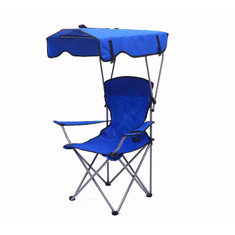 Silla Playero Plegable con Techo Azul BCH-NM26-BL