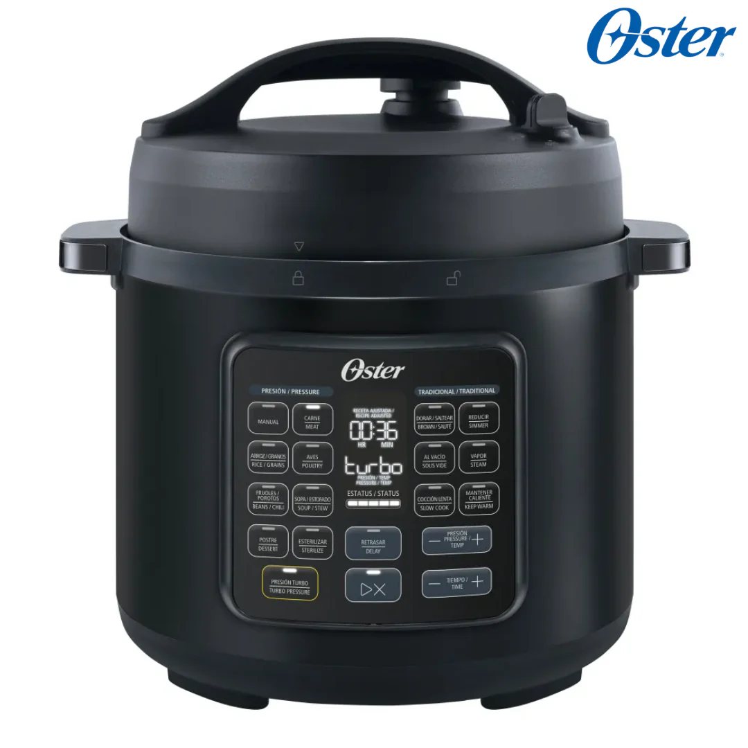 Olla de Presión Multifuncional Multiolla Turbo 5.7L Negro Oster CKSTPCECT57DF2CL
