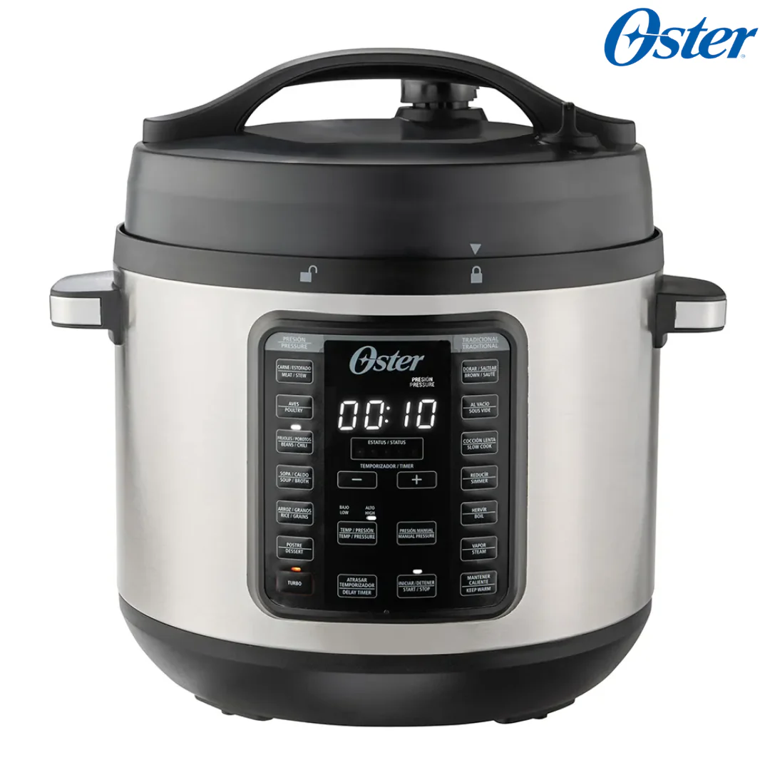 Olla de Presión Multifuncional Multiolla Turbo 7.5L 14 Funciones DiamondForce Oster CKSTPCECT75DF