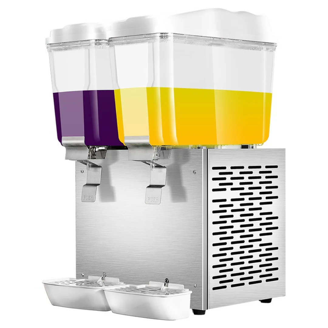 Dispensador de Jugos Fríos Eléctricos 16L + 16L 110V/60Hz PL-162A Chicheras.