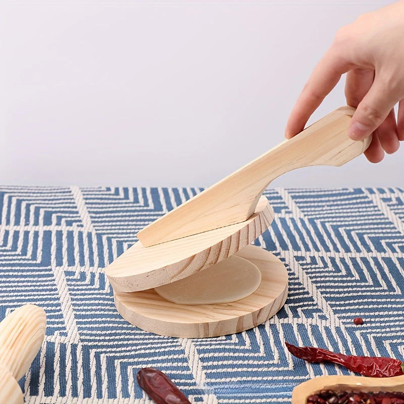 Pataconera Plana de Madera 11.5cm PT-005 Tostones. - Image 2