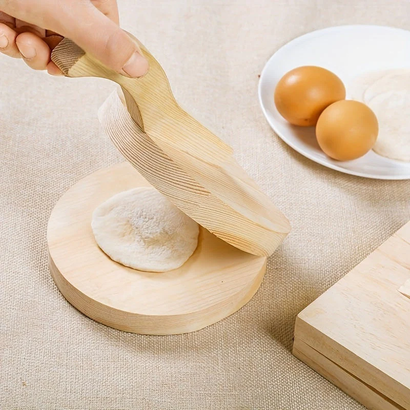 Pataconera Plana de Madera 11.5cm PT-005 Tostones. - Image 3