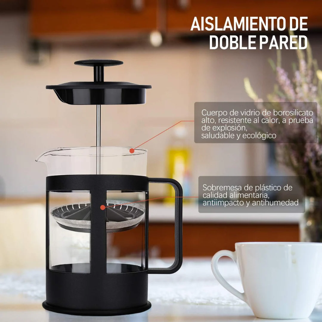 Prensa Francesa para Café con Filtro 800ml CP10243-800 - Image 3