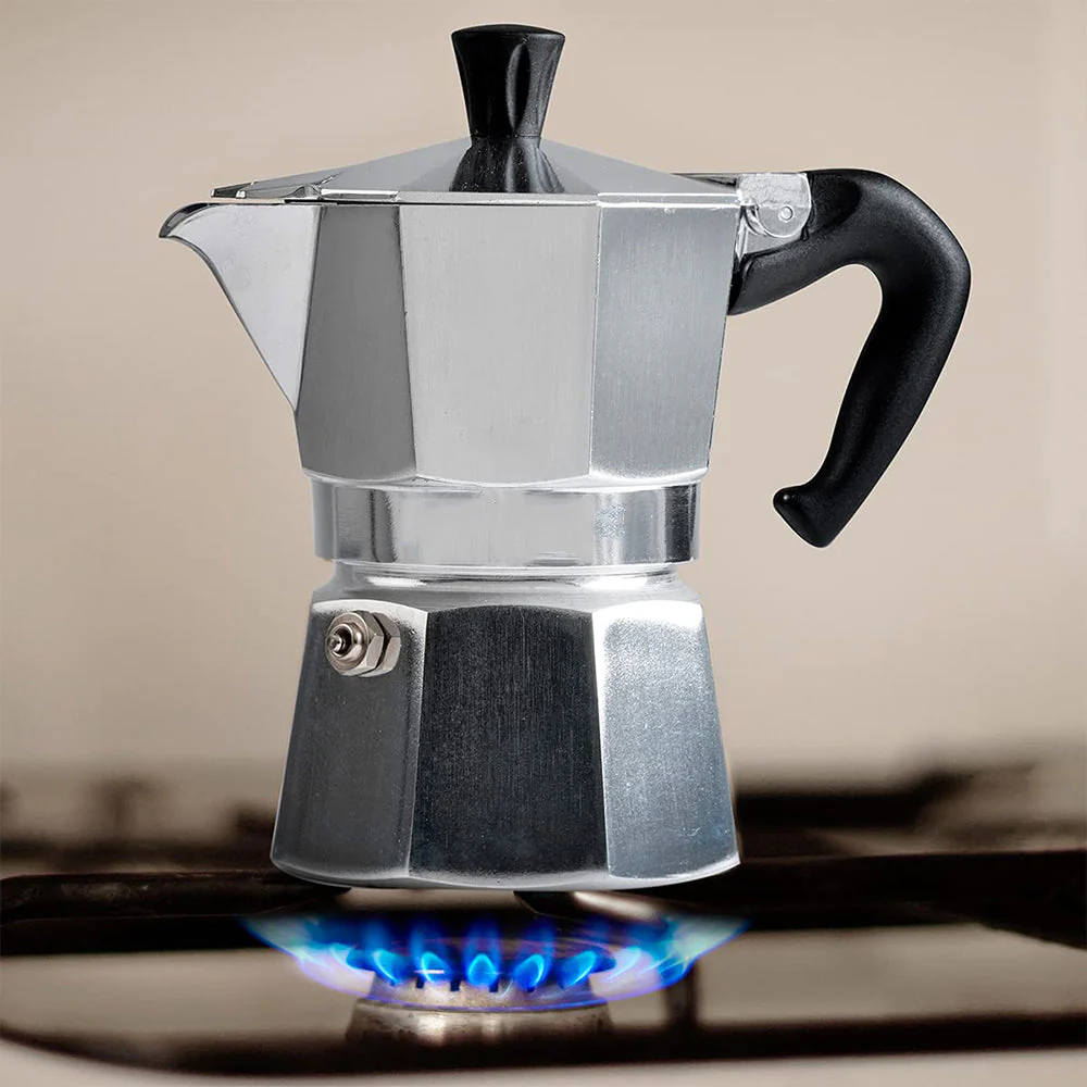 Cafetera Italiana de Aluminio 3 Tazas NS340343 Espresso Moka. - Image 4