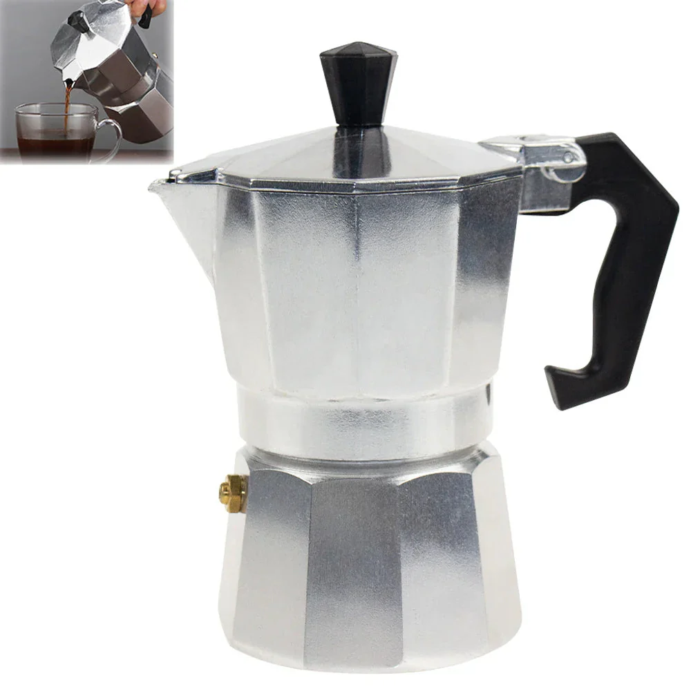 Cafetera Italiana de Aluminio 3 Tazas NS340343 Espresso Moka. - Image 5